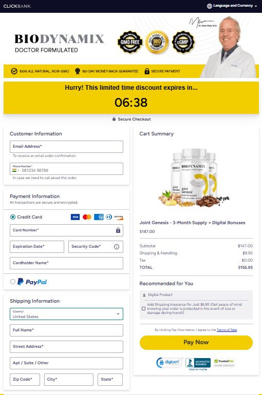 Joint Genesis-secure-checkout